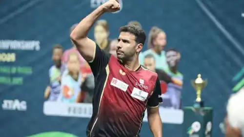 المصري عمر عصر لاعب تنس الطاولة