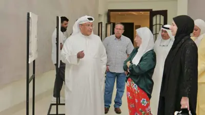 من افتتاح المعرض