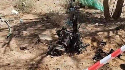 شظية إيرانية في الأراضي الأردنية