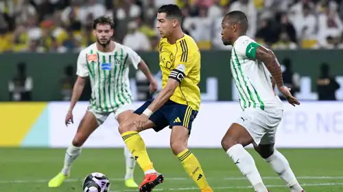 كريستيانو رونالدو في مباراة النصر والنجمة