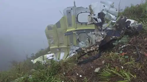 حطام طائرة تم العثور عليها خلال عملية بحث وإنقاذ في ماروس