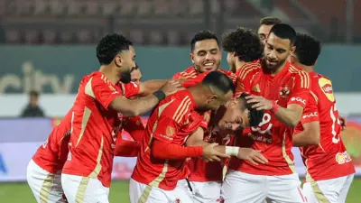 لاعبو الأهلي المصري