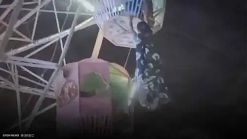 كادت تسقط من ارتفاع 30 قدمًا