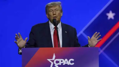 ترامب خلال تجمع سابق للجمهوريين