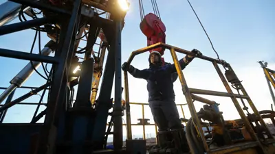 حقل نفط في كازاخستان