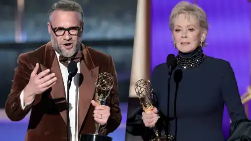 سيث روجن وجين سمارت أول من حصدا جوائز إيمي لعام 2025