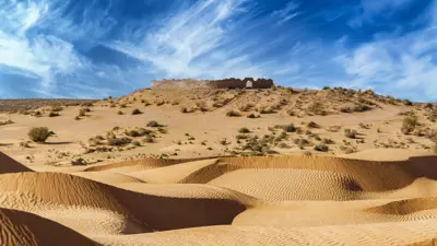 مدينة دوز في صحراء تونس