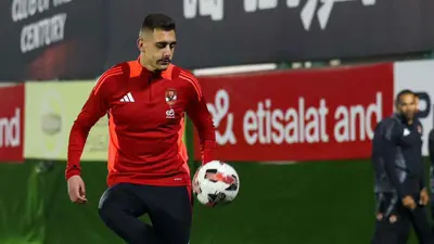 غراديشار في تدريبات الأهلي المصري