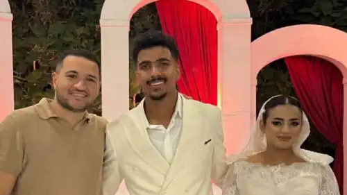 عقد قران حسام عبد المجيد لاعب الزمتلك