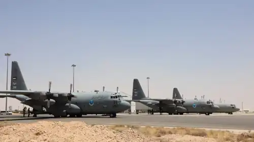 طائرات المساعدات الأردنية الإمارتية 