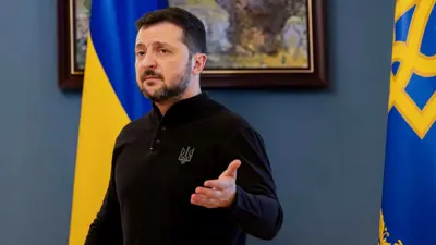 الرئيس الأوكراني فولوديمير زيلينسكي