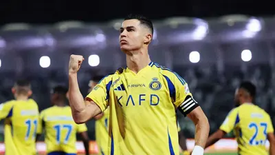 كريستيانو رونالدو بقميص النصر السعودي