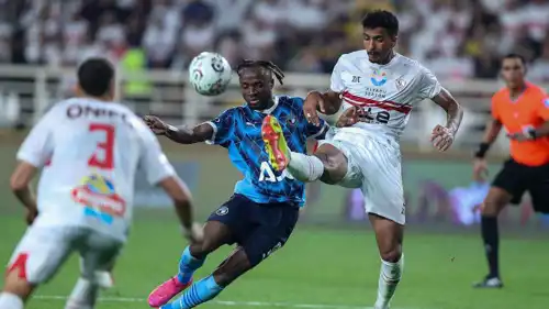 مواجهة سابقة بين الزمالك وبيراميدز