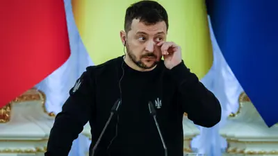 الرئيس الأوكراني فلوديمير زيلينسكي