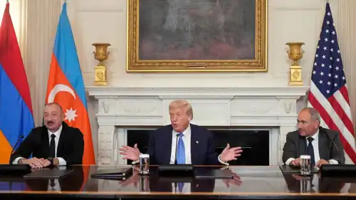 ترامب يتوسط إلهام علييف ونيكول باشينيان