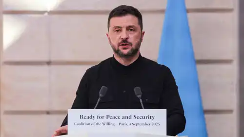 الرئيس الأوكراني، فولوديمير زيلينسكي