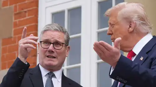 دونالد ترامب وكير ستارمر