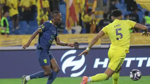 من مباراة الحزم والنصر