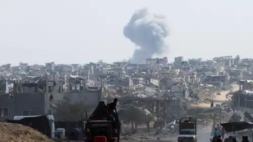غارات إسرائيلية على خان يونس 