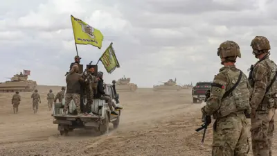 "قسد" وقوات التحالف الدولي
