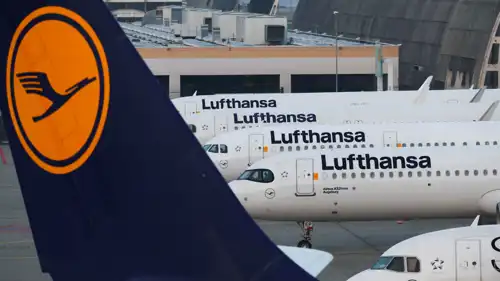 طائرات تابعة لشركة لوفتهانزا