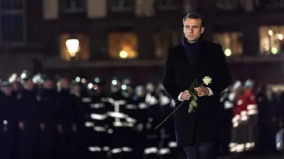 الرئيس الفرنسي إيمانويل ماكرون