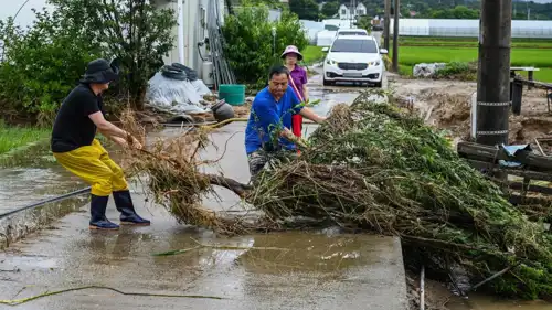 فيضانات كوريا الجنوبية