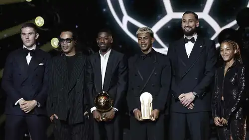 لامين يامال في حفل الكرة الذهبية