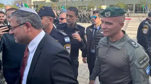 بن غفير وقائد الحرس الوطني الإسرائيلي