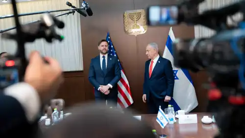 من لقاء نتنياهو ونائب الرئيس الأمريكي جيه دي فانس