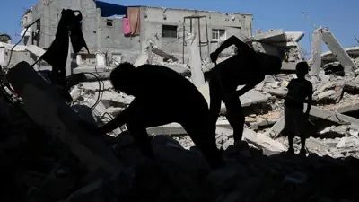 آثار الدمار في غزة