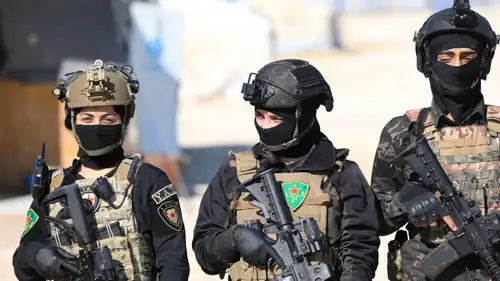 عناصر من قوات سوريا الديمقراطية