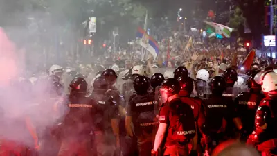 مظاهرات صربيا