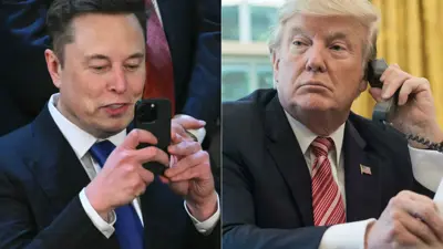 دونالد ترامب وإيلون ماسك 