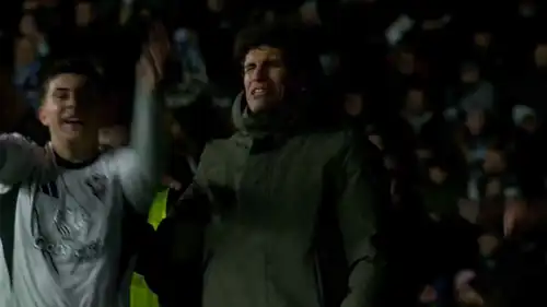 فاييخو يبكي بعد فوز فريقه على ريال مدريد في كأس الملك