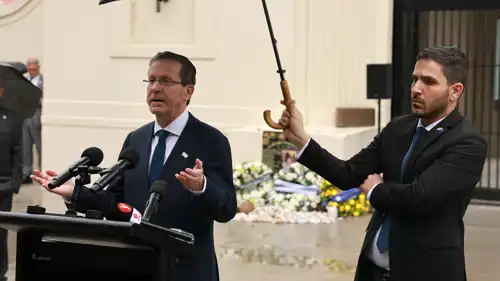 من زيارة هرتسوغ