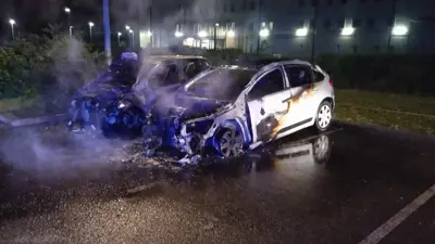 حرق مركبات في محيط أحد السجون الفرنسية