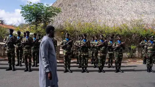 عناصر من الجيش السنغالي