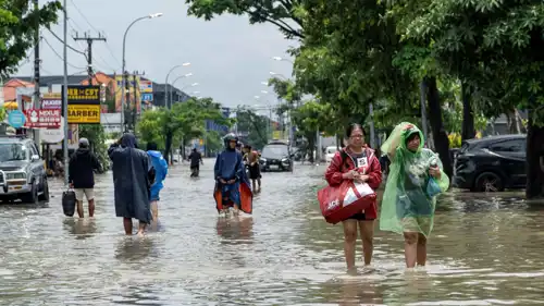 هطول أمطار غزيرة في  إندونيسيا