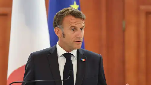 الرئيس الفرنسي إيمانويل ماكرون