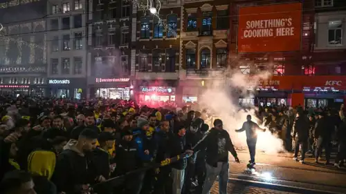 أعمال شغب عقب مبارة لفريق كرة قدم إسرائيلي في هولندا