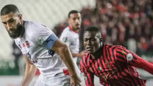 مباراة اتحاد العاصمة الجزائري وأولمبيك آسفي المغربي