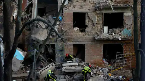 هجمات روسية على منطقة كييف في أوكرانيا