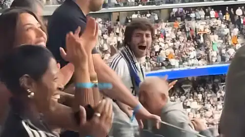 احتفال آشلين كاسترو بهدف بيلينغهام