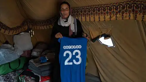 دعاء العبيد، أرملة اللاعب الفلسطيني سليمان العبيد