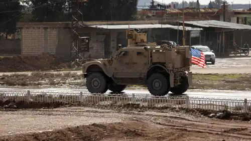 مركبة عسكرية أمريكية في سوريا