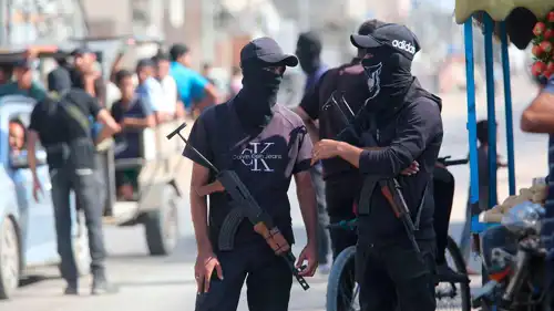 عناصر من حركة حماس في قطاع غزة
