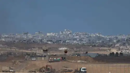 جانب من الدمار الذي تسببت به إسرائيل في غزة