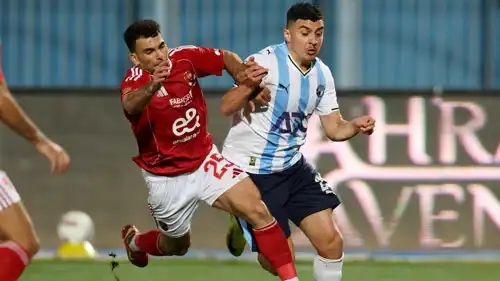 زيزو خلال مباراة الأهلي وبيراميدز