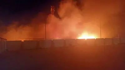 من موقع الحريق